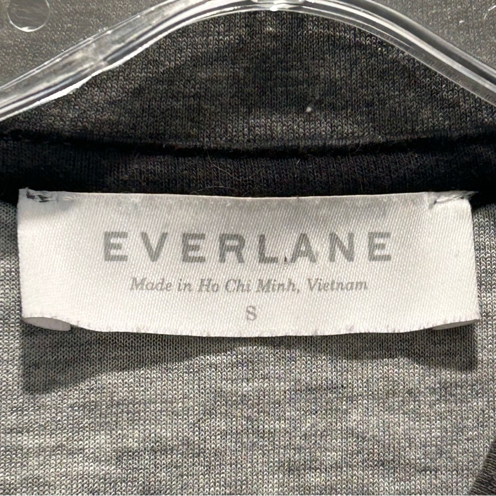 Everlane Women’s Heather Gray Street Fleece  Cropped Bomber Jacket - Small - Picture 3 of 10